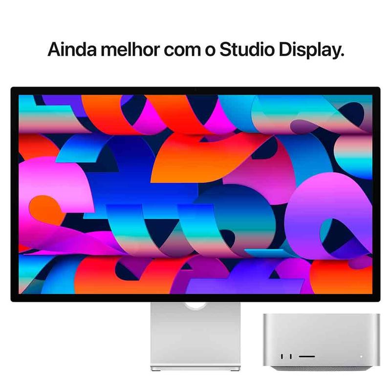 Mac Studio Apple M4 Max (36GB RAM 512GB SSD) - Prateado - Mini PC
